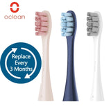 Oclean X Pro Elite/ X Pro/ F1 /Air 2/One 2/4PCS Replacement Brush Heads for Electric Toothbrush Deep Cleaning Tooth Brush Heads