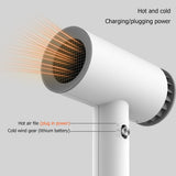 USB Cordless Hair Dryer Versatile Salon Hairdressing Electric Hair Dryer Portable Rechargeable Hairdressing Tools