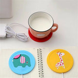 USB Power Coffee Warmer Mug Heater Tea Coffee Cup Mug Warmer Desktop Heating Cup Mat Pad Coasters for Office