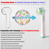 Reusable Toothbrush Head Covers for Oral B Toothbrush Heads to Keep Clean Better Healthy Brushing and Storage