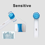 Oral B Electric Toothbrush heads Replacement attachments brush Spare parts 4Pcs/Pack Precision Clean Cross Action 3D White