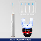 Ultrasonic Electric Toothbrush USB Port Tooth Whitening Kit With LED Accelerator Llight 35% Peroxide Gels Home Use Equipment