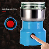 Stainless Steel Electric Coffee Grinder Bean Spice Salt Pepper Herbs Nuts Grinding Milling Blender Tool EU CN US Plug