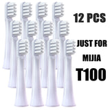 Replacement Toothbrush Heads For Xiaomi T300 T500 Sonic Electric Teeth Brush Mijia T300 Nozzles With Dust Cover Vacuum Packaging