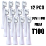 Replacement Toothbrush Heads For Xiaomi T300 T500 Sonic Electric Teeth Brush Mijia T300 Nozzles With Dust Cover Vacuum Packaging