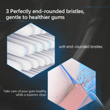 Original Oral B EB50 Replacement Brush Heads for Oral B Electric Toothbrush Cross Action 16 Degree Stains Removal Soft Bristle