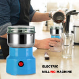 Stainless Steel Electric Coffee Grinder Bean Spice Salt Pepper Herbs Nuts Grinding Milling Blender Tool EU CN US Plug
