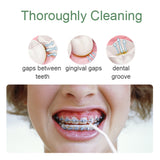 Portable Oral Irrigator 3/5 Modes USB Rechargeable Water Floss Dental Water Flosser +5/6 Jet Tip Irrigator Dental Teeth Cleaner