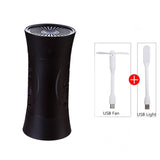 Wood Grain Home air Humidifier USB Ultrasonic Aroma Essential Oil Diffuser 3 In 1 Mini Humidificador with LED Lamp Mist Maker