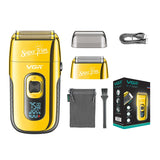 Professional Barber Shaver Beard Trimmer Shaper 3-Speed Electric Shaver Bald Head Shaving Machine Beard Electric Razor For Men