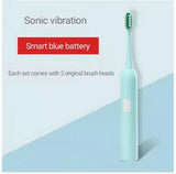 USB Electric Toothbrush Sonic Rechargeable Travel Waterproof Electronic Tooth Brushes Soft Replacement Heads For Adult Gift