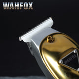 WAHFOX 2PCS/SET Hair Clipper Blades Replacement Ceramic  Blade For 8081 WAHL Detailer T-WIDE Trimmer Blade 32 Teeth With Box