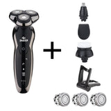 ZOZEN Men's Electric Shaver,Electric Shaver For Men,Beard and Mustache Trimmer,Washable and USB Charging Shaving Machine