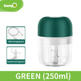 saengQ Electric Garlic Meat Garlic Masher Garlic Press Vegetable Chili  Chopper Press USB Masher Machine Kitchen Gadgets