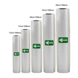 Vacuum Food Saver Sealer Bags Rolls For Vacuum Packing Machine 12/15/20/25/28cmx500cm for Vacuum Sealer for Meat Fruits