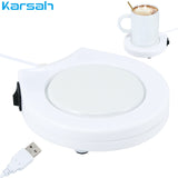 USB Electric Cup Heater For Coffee Milk Tea Heating Mug Warmer Pad Portable Hot Drink Heating Coaster For Home Office Kitchen