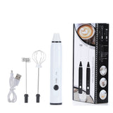 USB Rechargeable Blender Milk Frother 3 Speeds Electric Stainless Steel Handheld Mini Blender Drink Mixer for milk eggs
