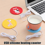 USB Power Coffee Warmer Mug Heater Tea Coffee Cup Mug Warmer Desktop Heating Cup Mat Pad Coasters for Office