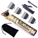 Professional Barber Hair Clipper Rechargeable Electric Finish Cutting Machine Beard Trimmer Shaver Cordless Corded
