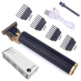 USB Rechargeable T9 Baldheaded Hair Clipper Electric hair trimmer Cordless Shaver Trimmer 0mm Men Barber Hair Cutting Machine
