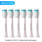 Ultrasonic Electric Toothbrush Wireless Charging for Adult IPX7 Waterproof Replacement Heads Whitening Teeth Timer Smart Brush