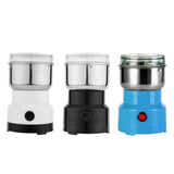 Stainless Steel Electric Coffee Grinder Bean Spice Salt Pepper Herbs Nuts Grinding Milling Blender Tool EU CN US Plug