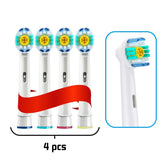 Oral B Electric Toothbrush heads Replacement attachments brush Spare parts 4Pcs/Pack Precision Clean Cross Action 3D White