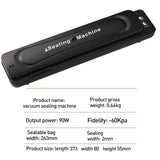 Portable Small Food Vacuum Sealer Automatic Vacuum Sealing Household Kitchen Preservation Machine Vacuum Packaging Machine