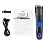 Professional Men's Hair Trimmer Rechargeable Electric Hair Clipper Portable Wireless Styling Razor Hair Cutting Machine Tool 42D