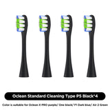 Oclean X Pro Elite/ X Pro/ F1 /Air 2/One 2/4PCS Replacement Brush Heads for Electric Toothbrush Deep Cleaning Tooth Brush Heads