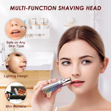 YBLNTEK Electric Eyebrow Trimmer Portable Epilator Female Body Facial Hands Depilator Shaver Razors Painless Eye Brow Epilator