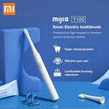 Xiaomi Mijia T100 Sonic Electric Toothbrush Mi Smart Tooth Brush Colorful USB Rechargeable IPX7 Waterproof For Toothbrushes head