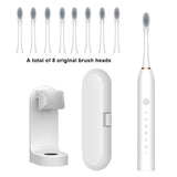 Sonic Electric Toothbrush Ultrasonic Automatic USB Rechargeable IPX7 Waterproof Whitening Teeth Tooth Brush Head Holder Adult
