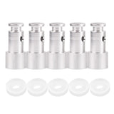 Y98B Universal Replacement Floater And Sealer For Kitchen Pressure Cooker 1 Float Valve + 4 Sealing Washers Kitchen Dining