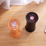 Wood Grain Home air Humidifier USB Ultrasonic Aroma Essential Oil Diffuser 3 In 1 Mini Humidificador with LED Lamp Mist Maker