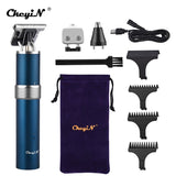 USB Rechargeable Powerful Clipper Beard Electric Hairdresser Razor Barbershop Cordless Close to 0mm T Head Men Haircut Tools