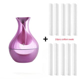 USB Aroma Essential Oil Diffuser Ultrasonic Air Home Humidifier Mini Mist Maker Aroma Diffuser 130ML 7 Color LED Light Office