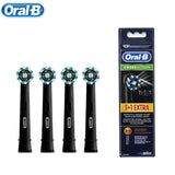 Original Oral B EB50 Replacement Brush Heads for Oral B Electric Toothbrush Cross Action 16 Degree Stains Removal Soft Bristle