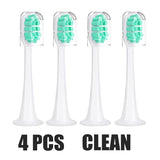 Replacement Toothbrush Heads For Xiaomi T300 T500 Sonic Electric Teeth Brush Mijia T300 Nozzles With Dust Cover Vacuum Packaging