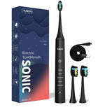 Ultrasonic Electric Toothbrush 5 Mode Automatic Teeth Whitening Cleaner Adult Smart Timer Waterproof 4 Hours Charge Last 45 Days