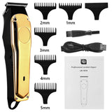 Professional Barber Hair Clipper Rechargeable Electric Cutting Machine Beard Trimmer Shaver Razor for Men Cutter