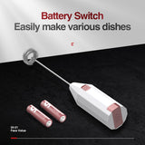 Mini Handle Electric Stirrer Practical Milk Drink Coffee Whisk Mixer Blender Electric Egg Beater Frother Foamer Kitchen Tool