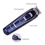 Powerful Electric Hair Clipper Cordless Hair Trimmer Stainless Steel Blade Hair Cutting Machine Barber Haircutter for Men Kids
