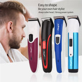 Rechargeable Powerful Hair Trimmer Electric Clipper Barber Haircut Shaving Machine Cordless Beard Cutter Man Hair Styling Tool