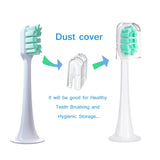 Replacement Toothbrush Heads For Xiaomi T300 T500 Sonic Electric Teeth Brush Mijia T300 Nozzles With Dust Cover Vacuum Packaging