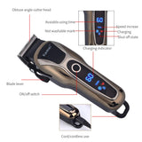 Professional Barber Hair Clipper USB Electric Hair Trimmer T-Outliner Cutting Beard Trimmer Shaver Men Barber Hair Cutting