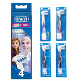 Oral B Toothbrush Heads Replacement Children Cartoon Soft Bristles Round Electric Tooth Brush Heads Oral Care for Kids 2Pcs/4Pcs