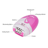 USB Rechargeable Women Epilator Painless Lady Shaver Bikini Trimmer Armpit Leg Hair Remover Female Depilation Body Hair Razor 31