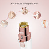 Portable Lady Shaver Mini USB Nose Hair Eyebrow Trimmer Rechargeable Armpit Leg Bikini Trimmer Female Epilator with LED Light 31