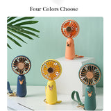Mini Fan USB Rechargeable  Portable Hand Fan Lazy Temporary  Travel Shopping  Cooling Air Cooler